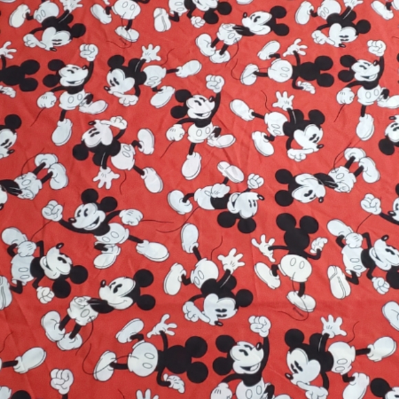 Vintage 90's Disney Mickey Mouse Double Sided Duvet Cover Twin Bedding - Picture 7 of 13